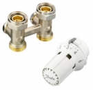 Комплект для радиаторов с нижним подключением RLV-KS-RA 2994 013G2134 Danfoss