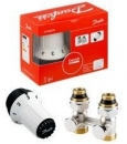 Комплект для радиаторов с нижним подключением RLV-KS-RAW-K 013G2137 Danfoss