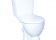 Унитаз-компакт Lyra белый кнопка хром в комплекте Киров